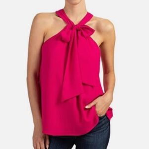 Trina Turk Hot Pink Verge Top, NWT
